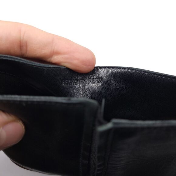 Black Leather Ankle Boots - Picture 9 of 11